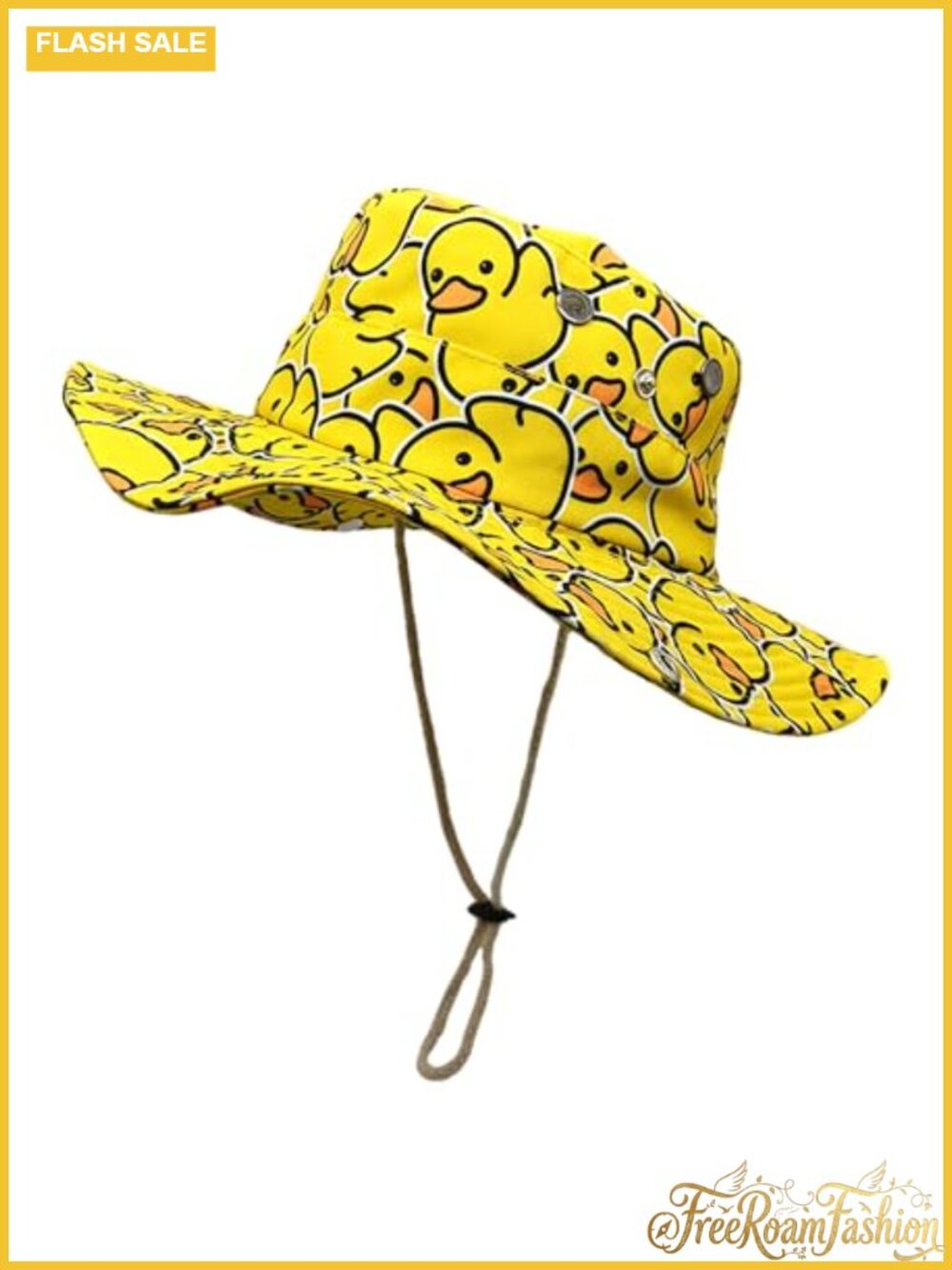Reversible Wide Brim Bucket Hat Unisex Cotton Polyester Packable Sun Hat
